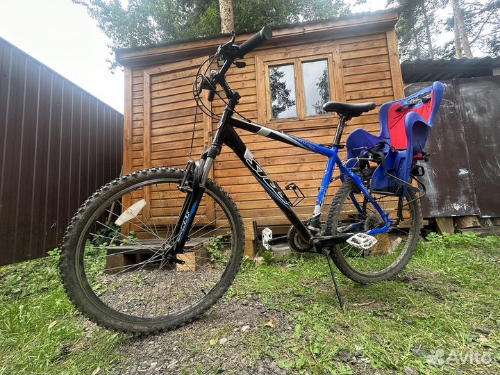 Горный велосипед stels830 с детским креслом