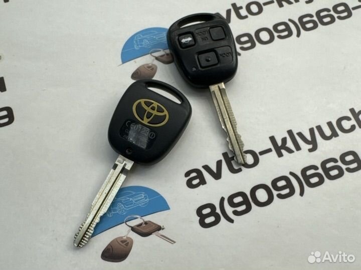 Ключ Тойота denso 1512v (ключ Toyota) оригинал