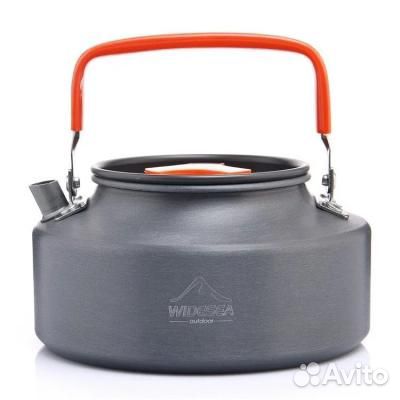 Походный алюминиевый чайник Widesea wskt-11R 1.1л