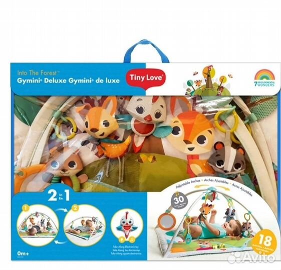 Развивающий коврик tiny love сказочный лес