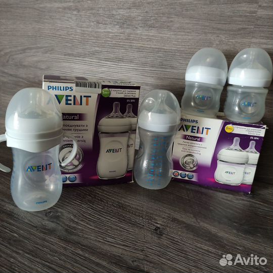 Набор бутылочек для кормления avent Natural 0 m+