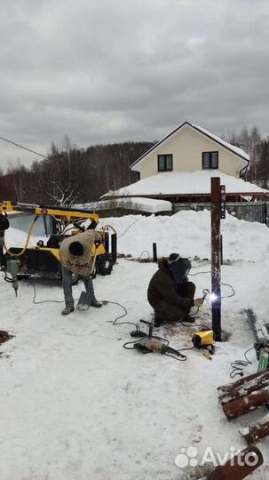 Фундамент на винтовых сваях Винтовые сваи под ключ