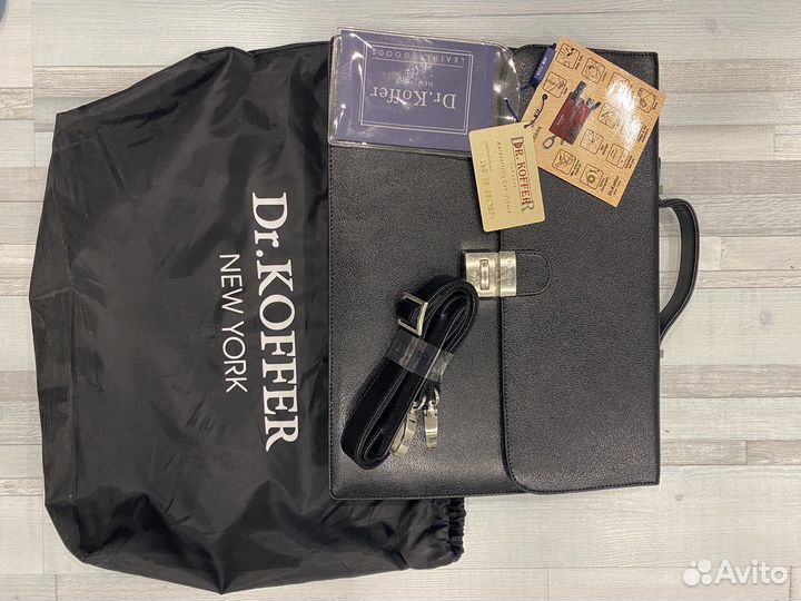 Портфель мужской dr koffer кожаный новый