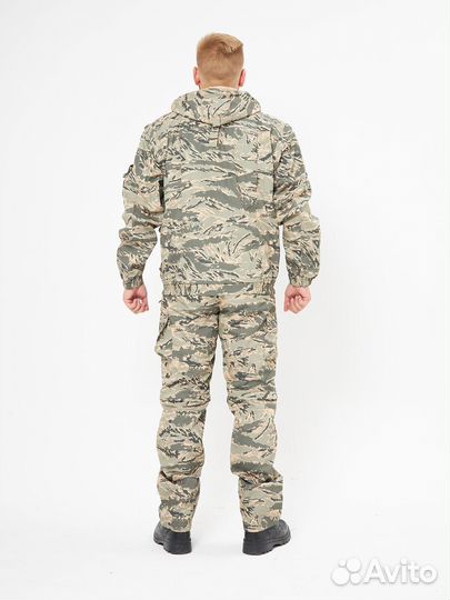 Костюм Хищник, серый пиксель