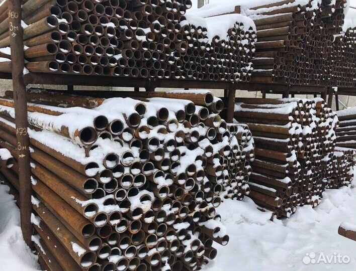 Труба на забор 73 длина 3,1м