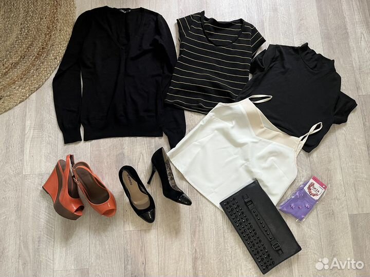 Вещи и обувь пакетом размер S