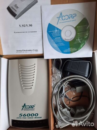 Модем факс V92 V44 Acorp international 56000