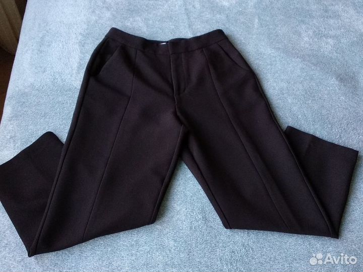 Женские брюки классические черные прямые р42 s