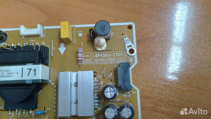 Блок питания LG43UK6200PLA