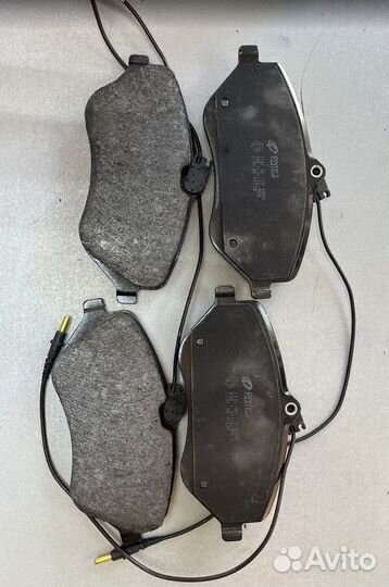 Колодки тормозные передние remsa peugeot 407