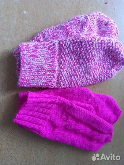 Женские варежки ручной работы