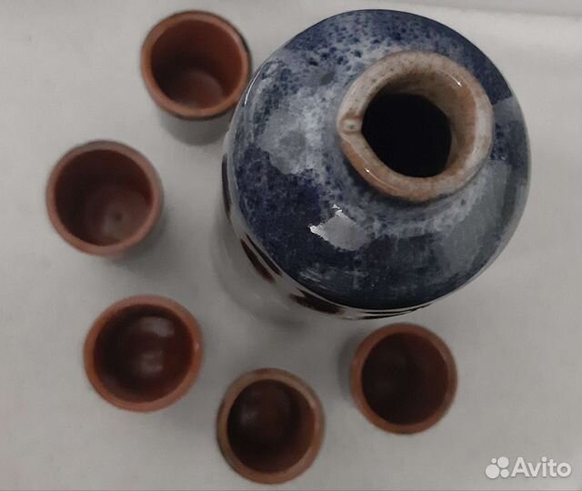 Штоф- бутылка с 6тью рюмками СССР 1917-1991гг