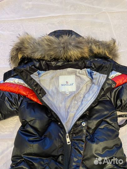 Пуховик для мальчика, зимний комбинезон 76 86