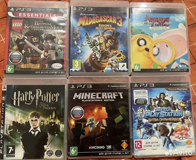 Детские игры по мультикам и фильмам ps3