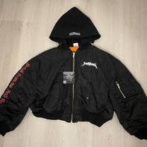 Vetements Total Fucking Darkness Bomber Jacket