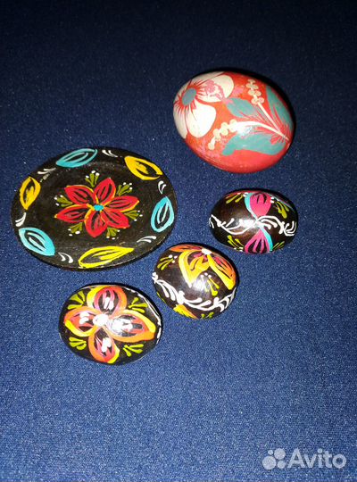 Деревянные пасхальные яйца