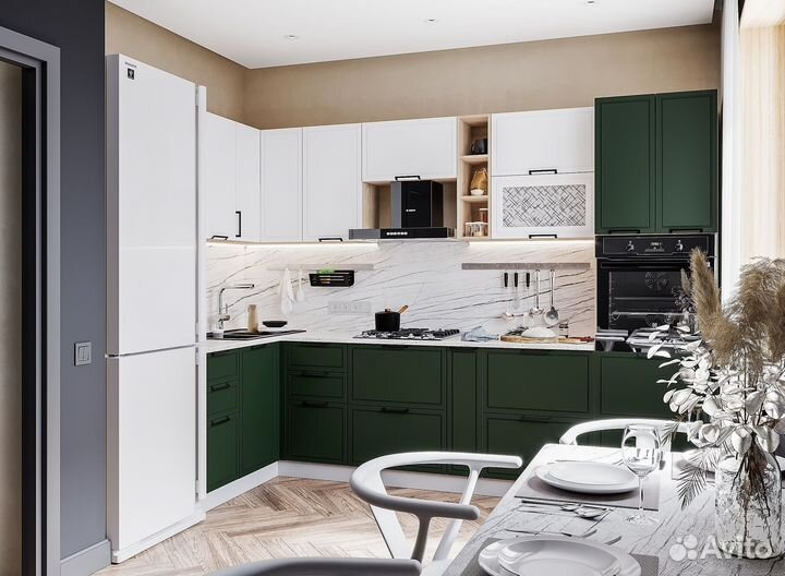 Кухонный гарнитур Квадро новый