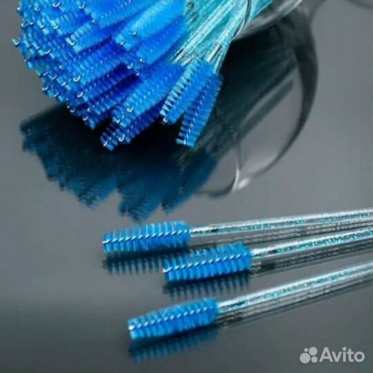 Щеточки для ресниц нейлон, упак. 50 шт