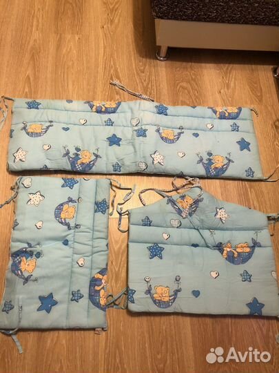 Бортики в кроватку детскую