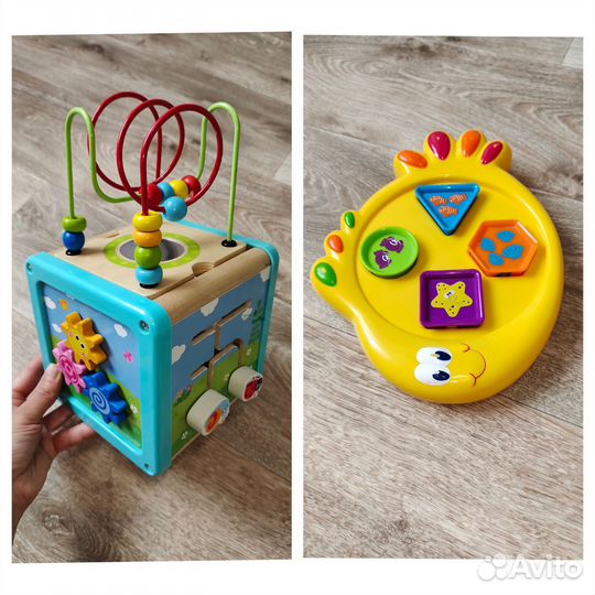 Одним лотом. Бизиборд и сортер