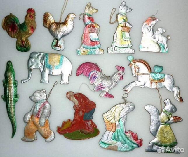 Елочные игрушки картонаж