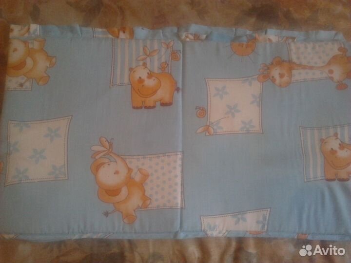 Бортики, балдахин, подушка, одеяло