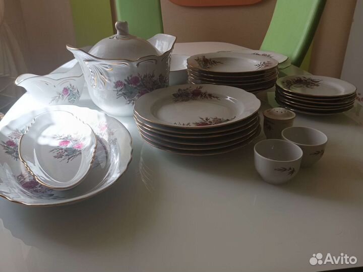Сервиз столовый новый