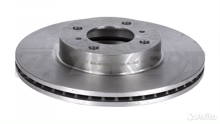 Диск торм. перед. Mitsubishi Colt 04