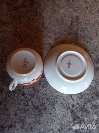 Чайный сервиз СССР Дружковский фарфоровый завод