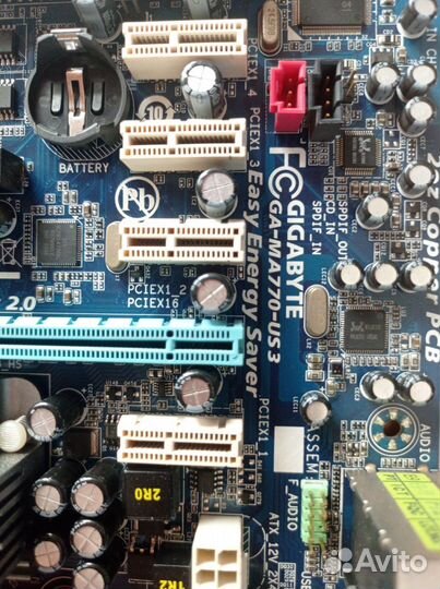 Материнская плата AM3 Gigabyte ga-ma770-us3