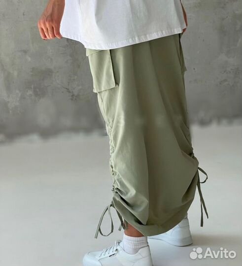 Юбка карго макси