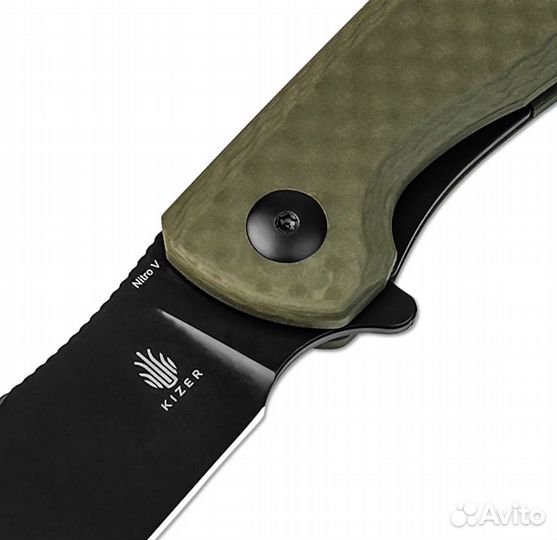 Складной нож Kizer Crocodile, рукоять g10