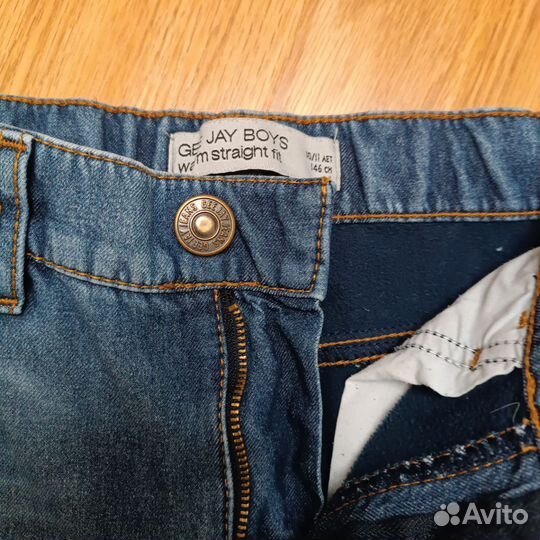 Джинсы утепленные 146 для мальчика