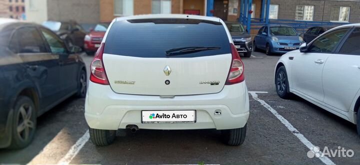 Renault Sandero 1.6 МТ, 2010, 190 000 км