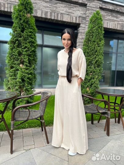 Муслиновый костюм женский