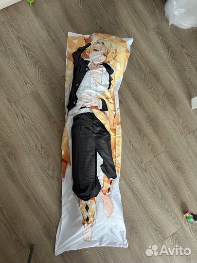 Аниме подушка Зеницу Агацума для сна.Новая