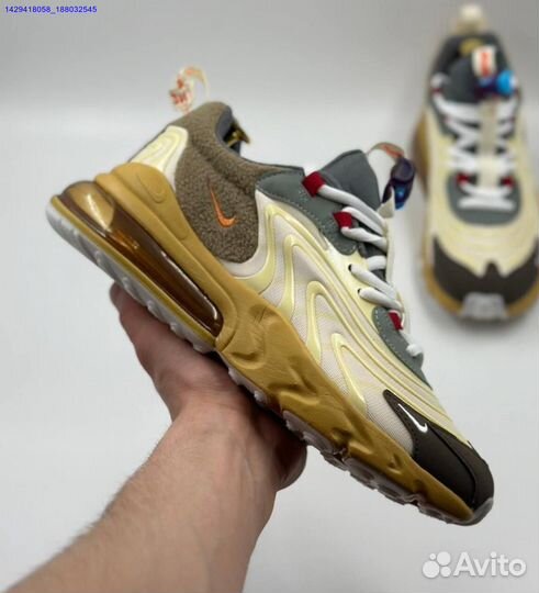 Кроссовки Nike Air Max 270 React Travis Scott (Арт.69276)