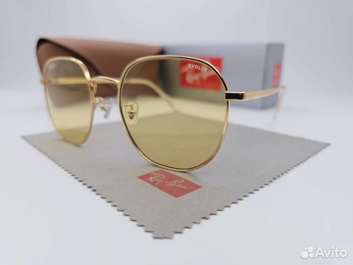 Очки Ray Ban 3680D 001/Q1 Yellow Стекло