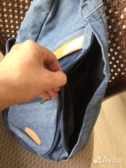 Рюкзак детский джинсовый