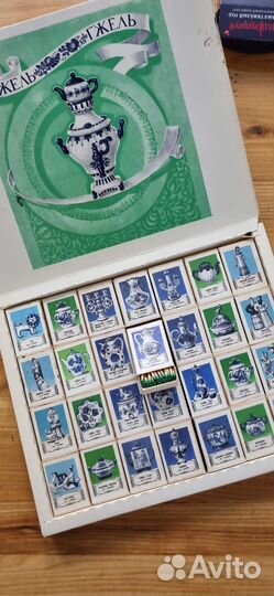 Коллекционный набор спичек Гжель