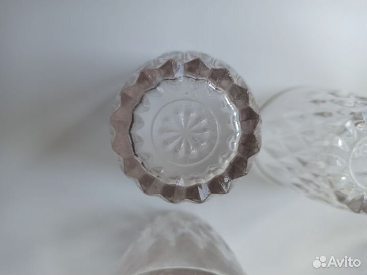 Стаканы, рюмки, солонка СССР