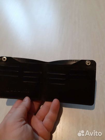 Кошелек мужской кожаный ручной работы