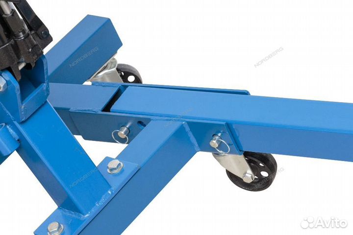 Кран гаражный складной 2т. C 2х сторонним насосом