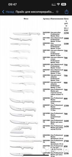 Мусат нож обвалочный разделочный Трамонтина