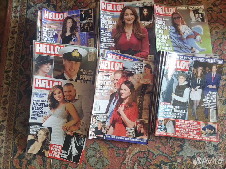 Журналы Hello и Royalty на английском: Кейт, Меган