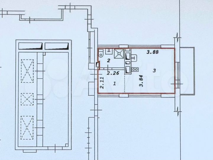 Квартира-студия, 29 м², 17/27 эт.