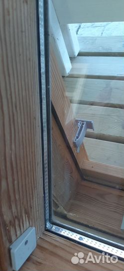 Два мансардных окна velux бу 98х78 деревянные