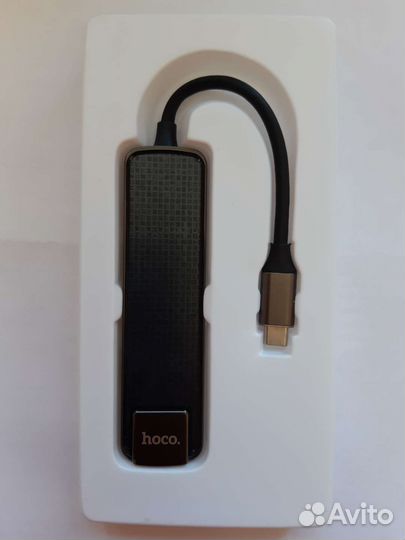 Hub адаптер Hoco 5 в 1 USB-C