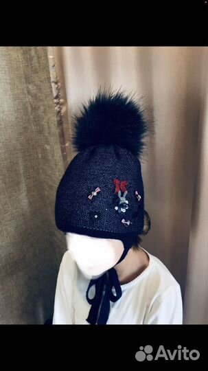 Шапка зимняя для девочки