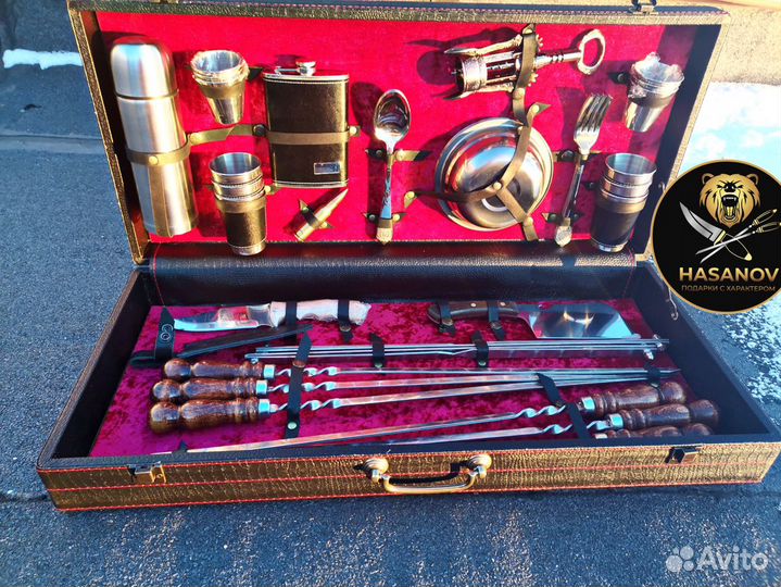 Подарочный шашлычный набор 